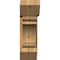 Ekena Millwork Olympic Slat Rough Sawn Bracket w/ Offset Brace, Western Red Cedar, 8"W x 26"D x 26"H BKT0806X26X26OLY06RWR - alternate 3
